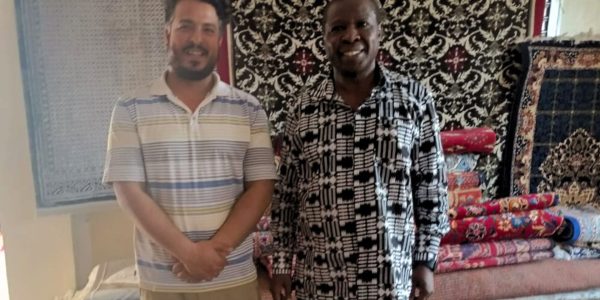 Hon. Alexander Muteshi at living quarters